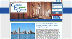 Desktop Screenshot of gaminolawoffices.com
